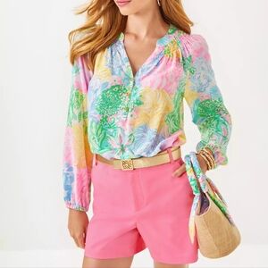 NWT Size 0 Lilly Pulitzer High Rise Gretchen Shorts